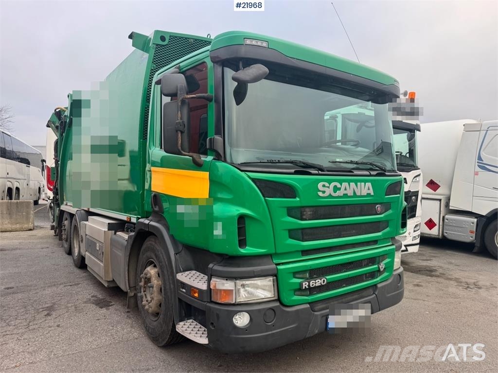 Scania P340 LPG 6x2 Waste Collection Truck with Crane Camiones de basura