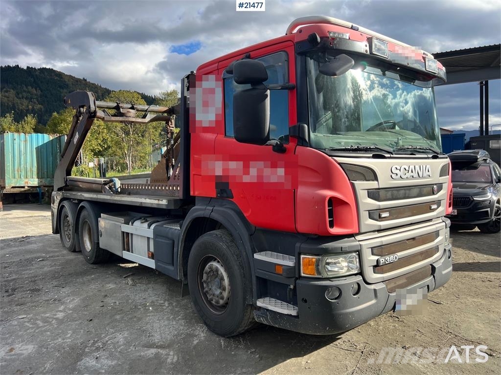 Scania P360 Liftdumper m/ rotator Camiones portacubetas