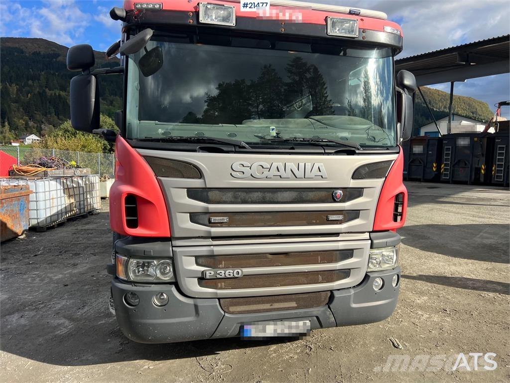 Scania P360 Liftdumper m/ rotator Camiones portacubetas