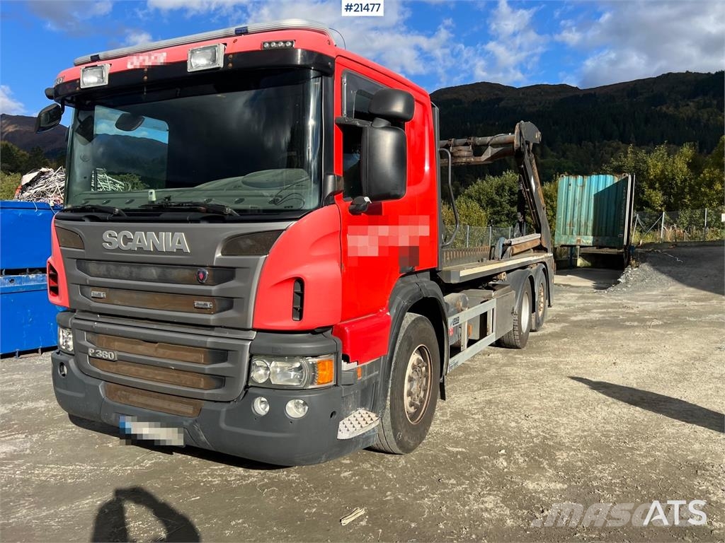 Scania P360 Liftdumper m/ rotator Camiones portacubetas