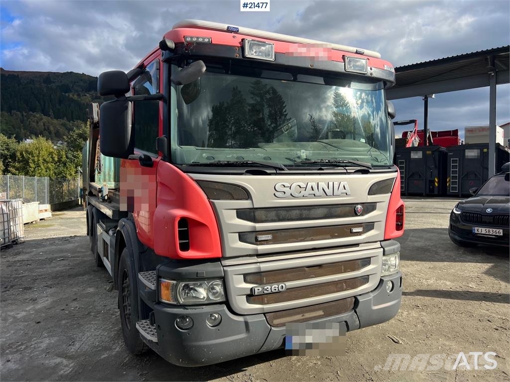 Scania P360 Liftdumper m/ rotator Camiones portacubetas