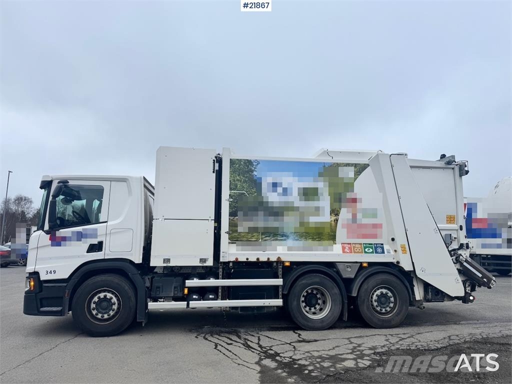 Scania P370 Waste Collection Truck with Washing System WA Prügiautod
