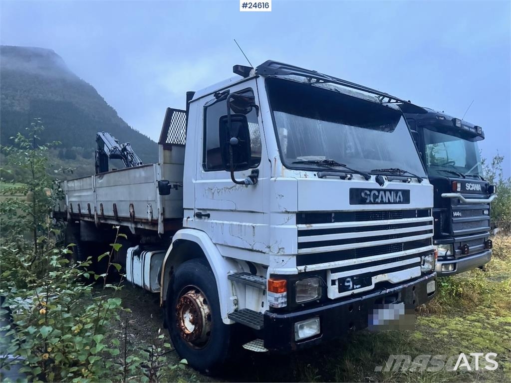 Scania P92 Crane Truck with HIAB 071 Rear-Mounted Crane Kamioni sa kranom