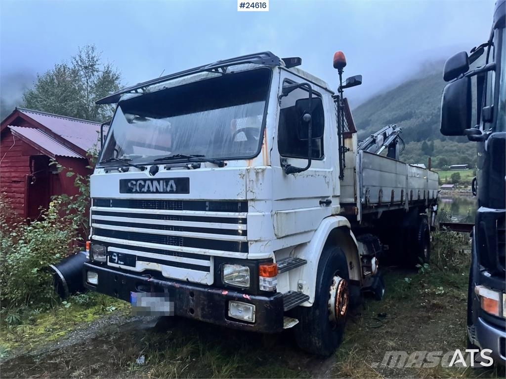Scania P92 Crane Truck with HIAB 071 Rear-Mounted Crane Kamioni sa kranom