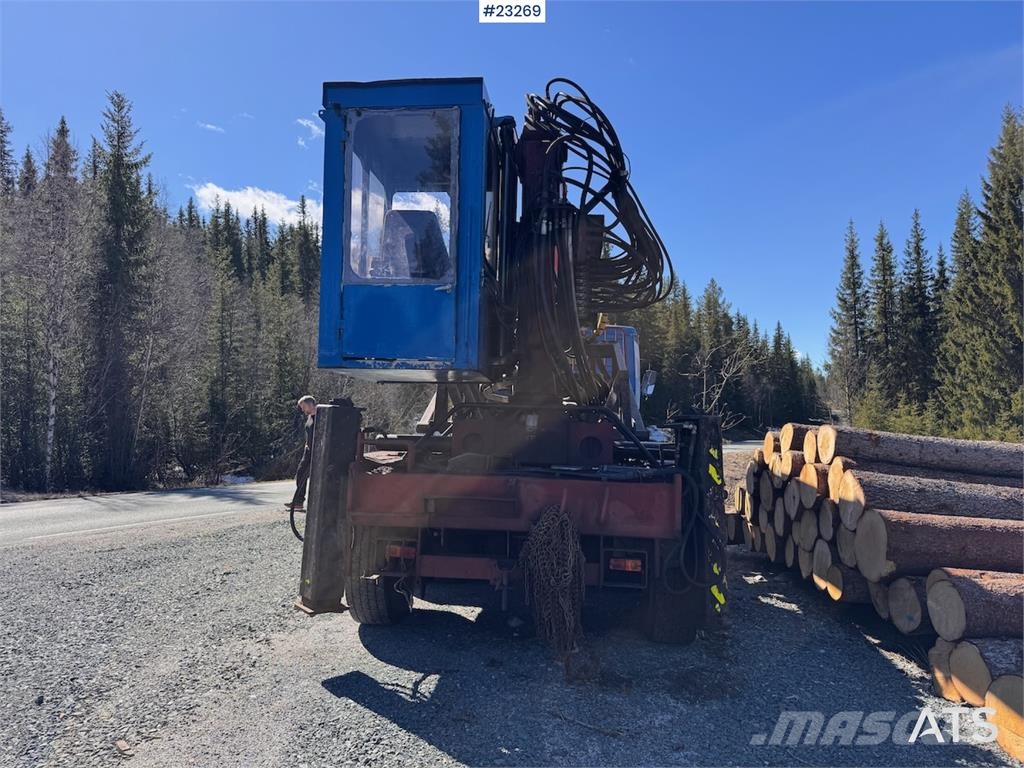 Scania R112 Truck with Crane and Saw Camiones grúa