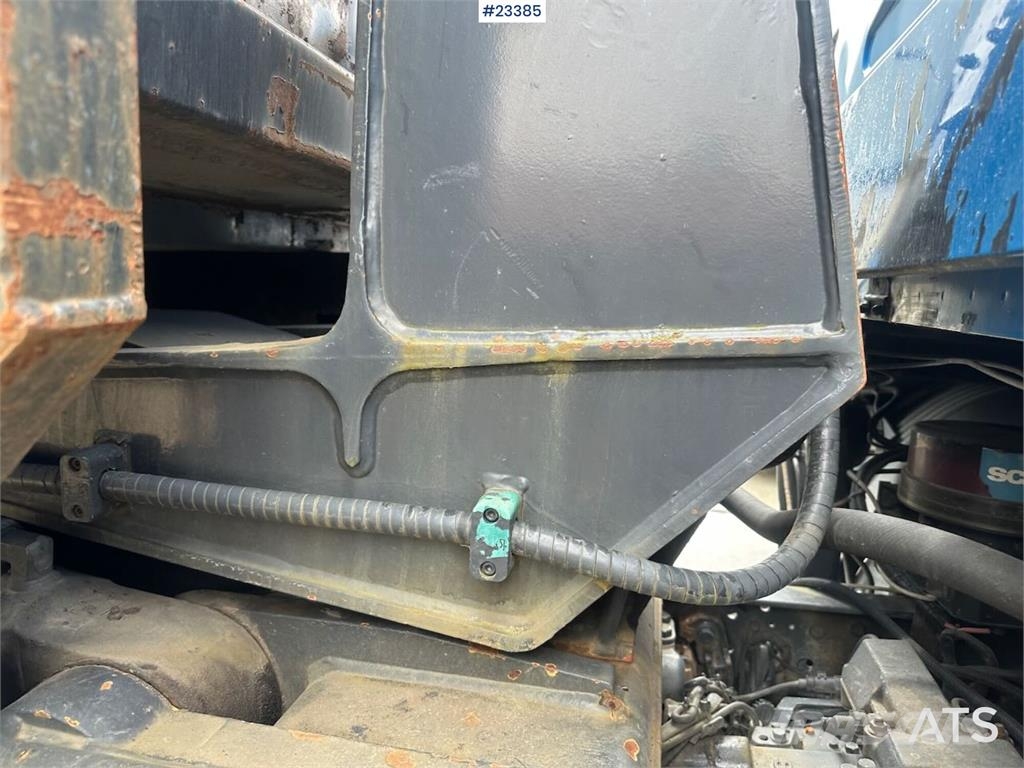 Scania R124/400 hook truck w/ 26T hook and box. WATCH VID Vinçli kamyonlar
