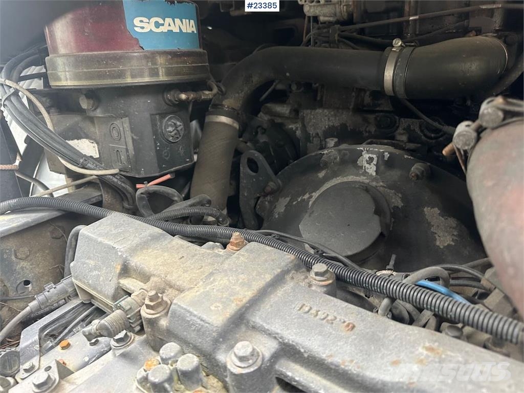 Scania R124/400 hook truck w/ 26T hook and box. WATCH VID Vinçli kamyonlar