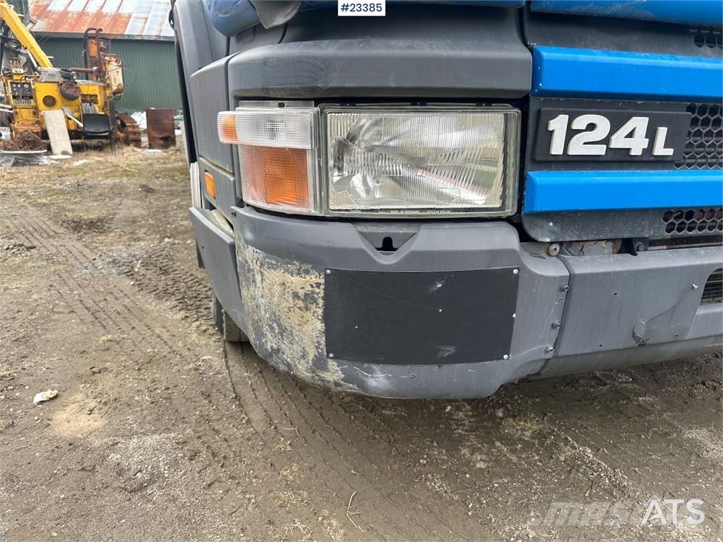 Scania R124/400 hook truck w/ 26T hook and box. WATCH VID Vinçli kamyonlar