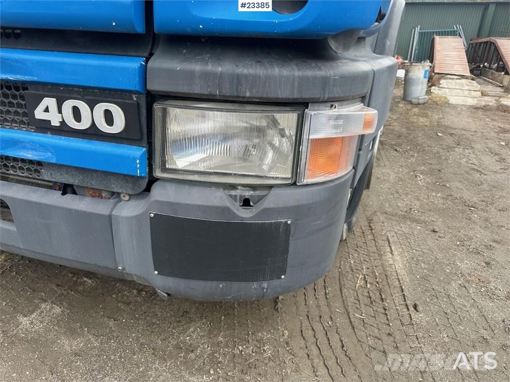 Scania R124/400 hook truck w/ 26T hook and box. WATCH VID Vinçli kamyonlar