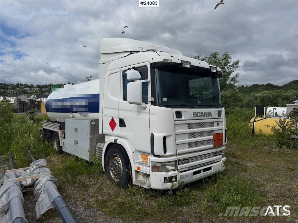 Scania R124 6x2 tanker truck. Can be purchased as a chass Camiones cisternas