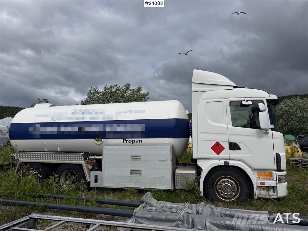 Scania R124 6x2 tanker truck. Can be purchased as a chass Camiones cisternas
