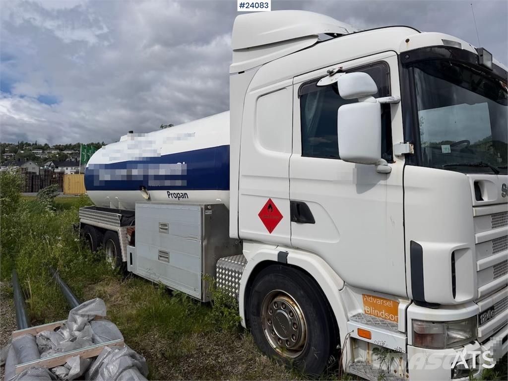 Scania R124 6x2 tanker truck. Can be purchased as a chass Camiones cisternas