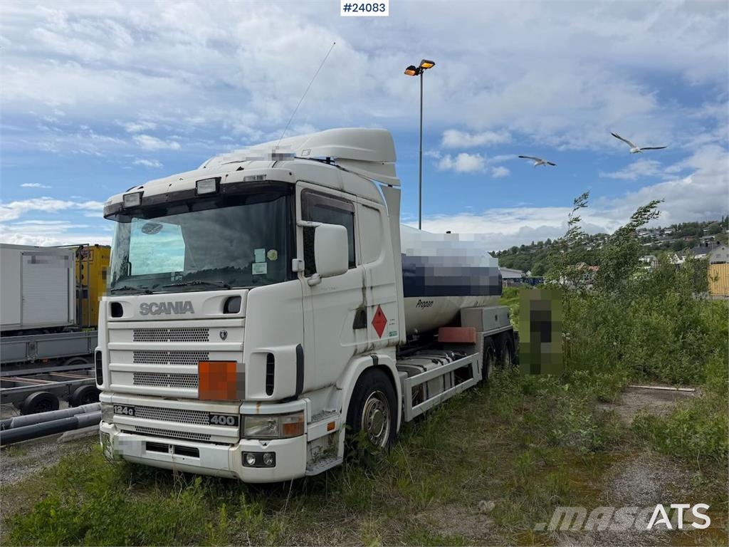 Scania R124 6x2 tanker truck. Can be purchased as a chass Camiones cisternas