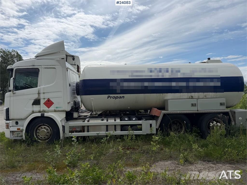 Scania R124 6x2 tanker truck. Can be purchased as a chass Camiones cisternas