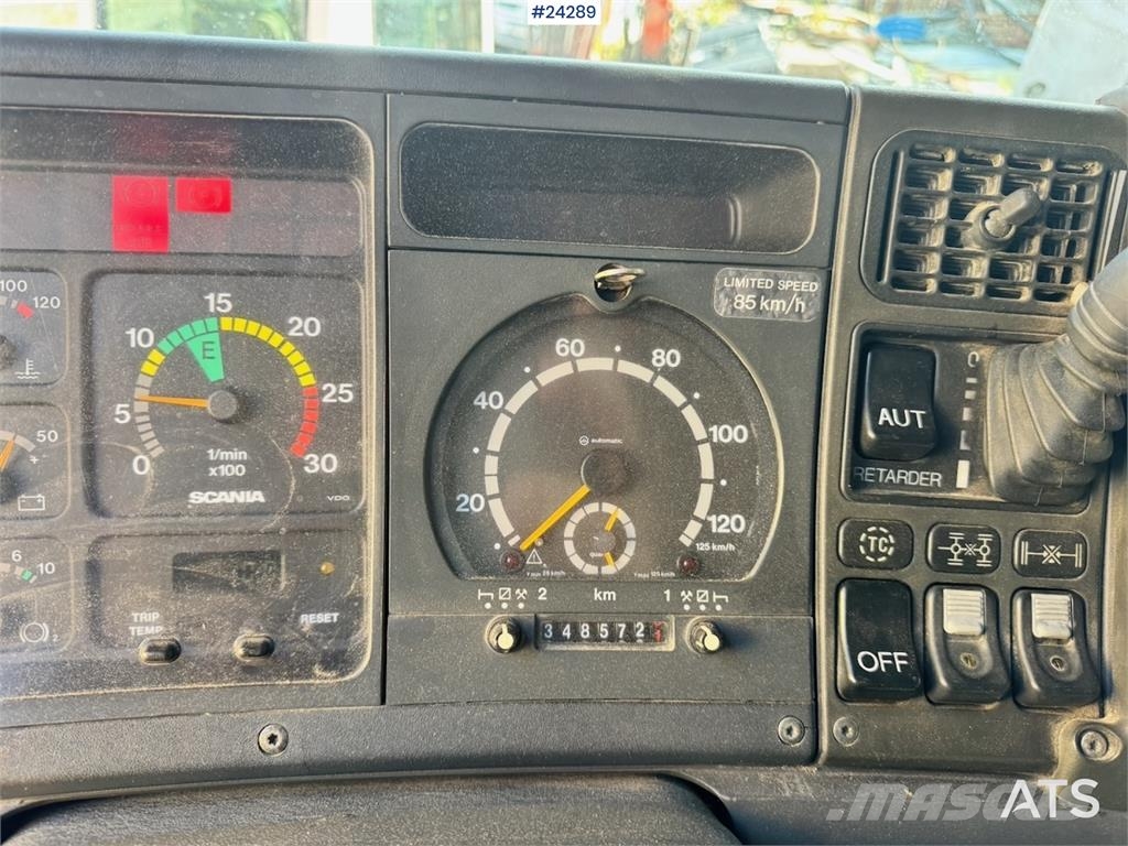 Scania R124 6x4 Tipper Truck – 349,000 km WATCH VIDEO 덤프 트럭