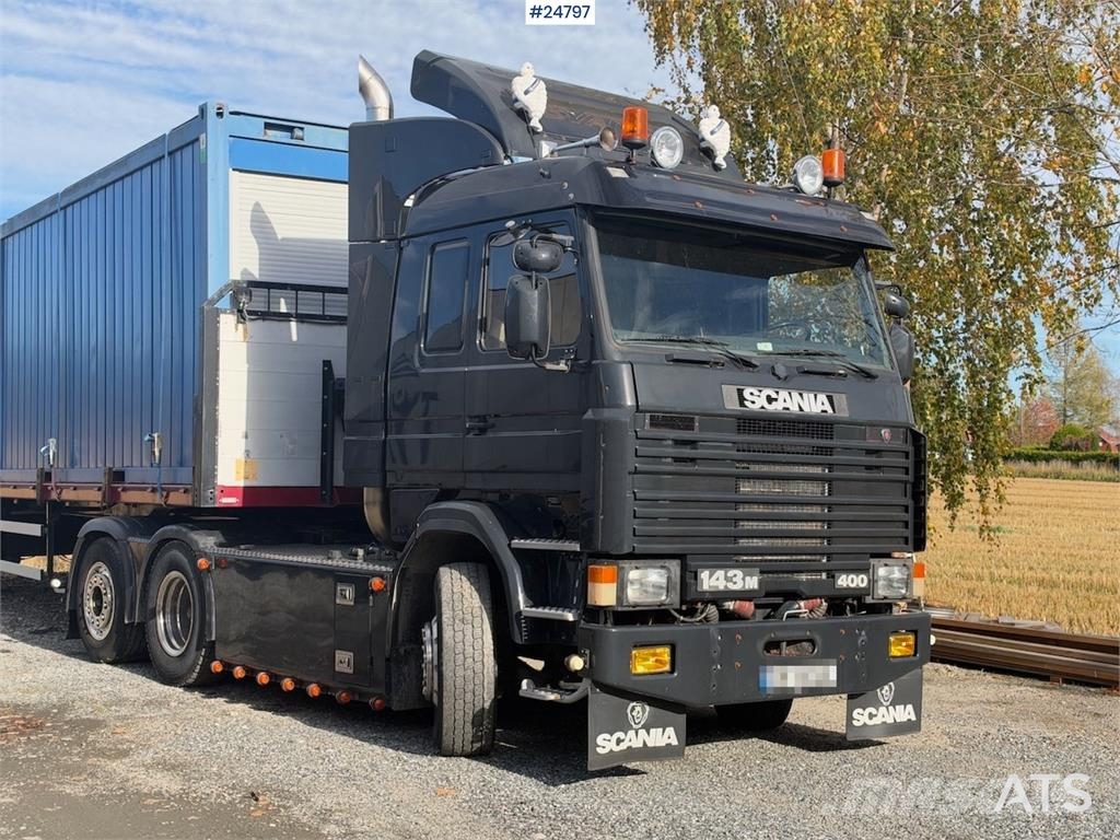 Scania R143 6x2 Tractor Unit with Straight Pipes Trekkvogner