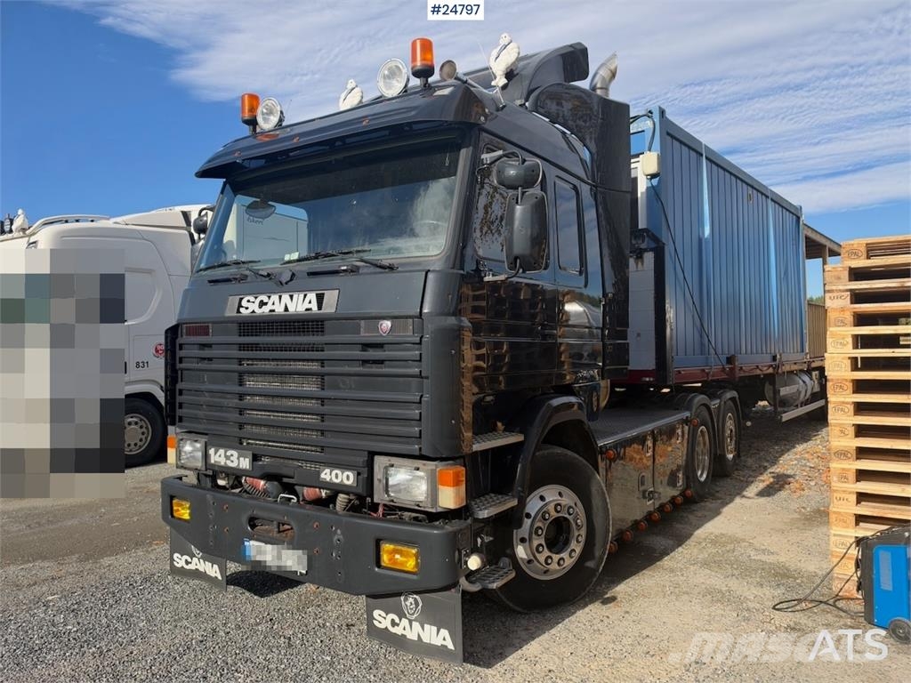 Scania R143 6x2 Tractor Unit with Straight Pipes Trekkvogner