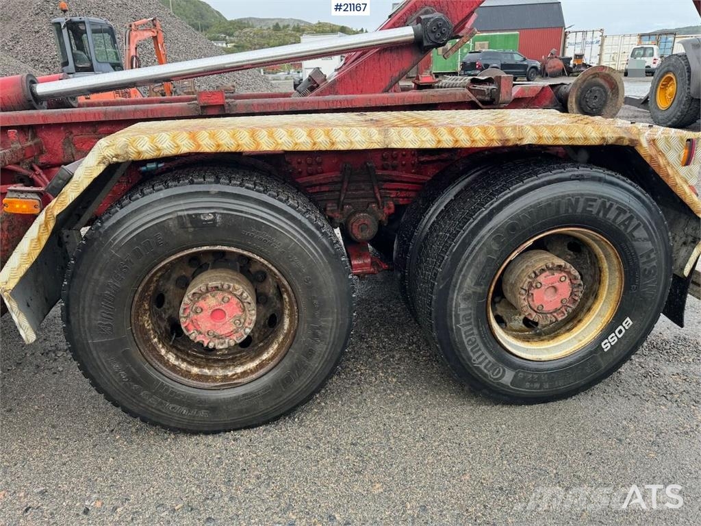 Scania R164 6x4 Hook truck. Camiones elevadores de gancho