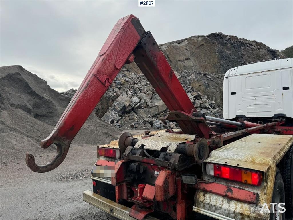 Scania R164 6x4 Hook truck. Camiones elevadores de gancho