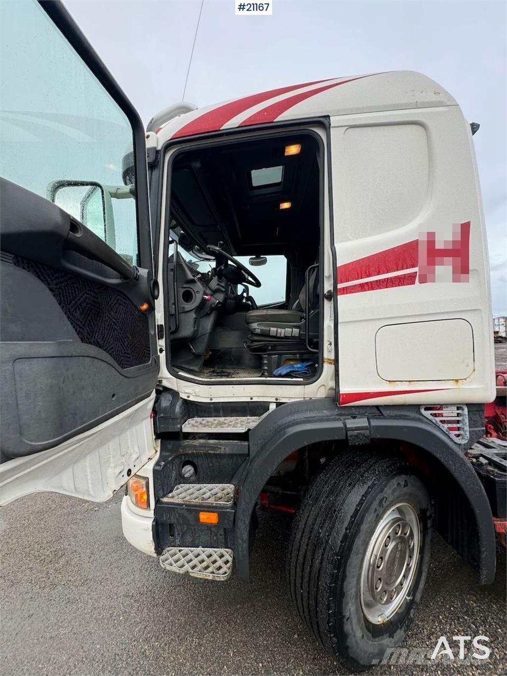 Scania R164 6x4 Hook truck. Camiones elevadores de gancho