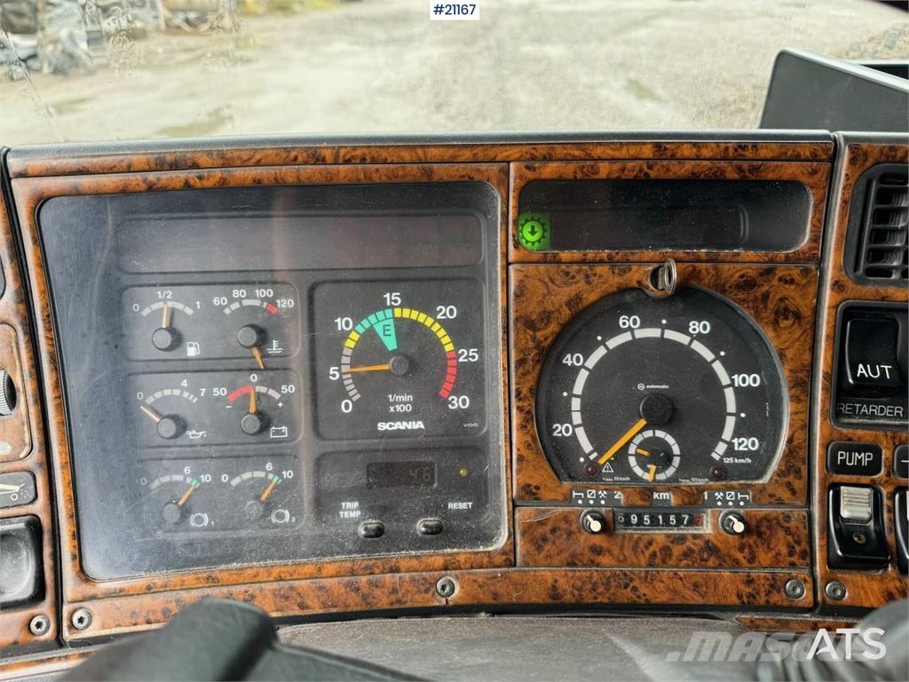 Scania R164 6x4 Hook truck. Camiones elevadores de gancho