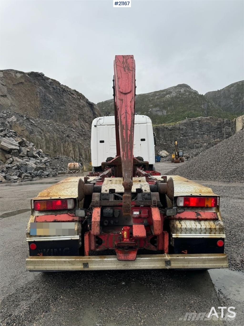 Scania R164 6x4 Hook truck. Camiones elevadores de gancho