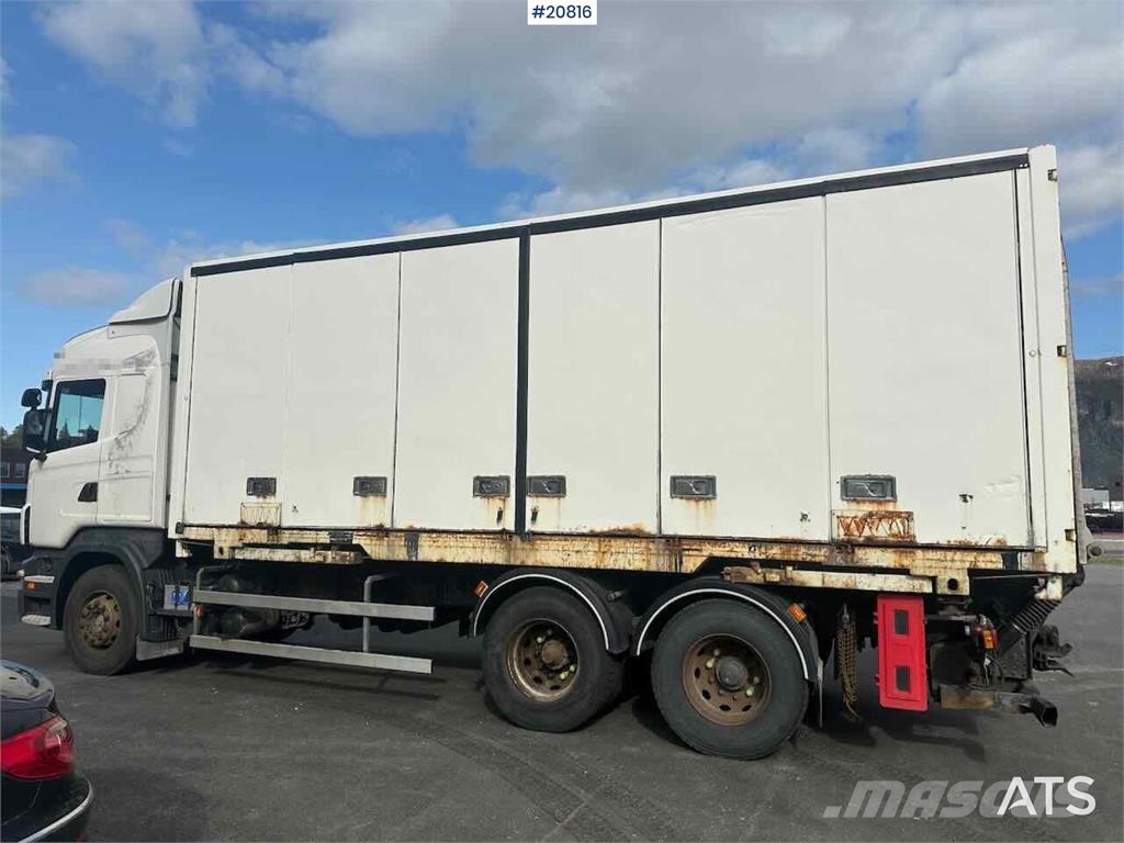 Scania R480 3 axle container truck with/ lift. Грузовики-Контейнеровозы