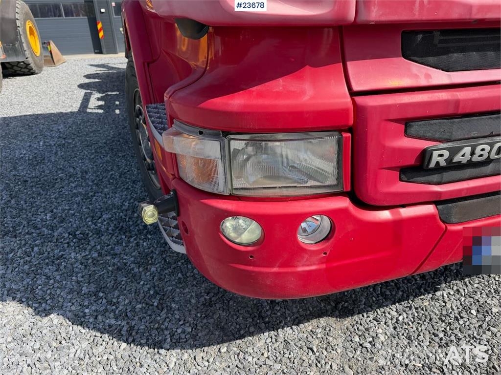 Scania R480 6x2 hook truck w/ crane hydraulics and replac Camiones elevadores de gancho