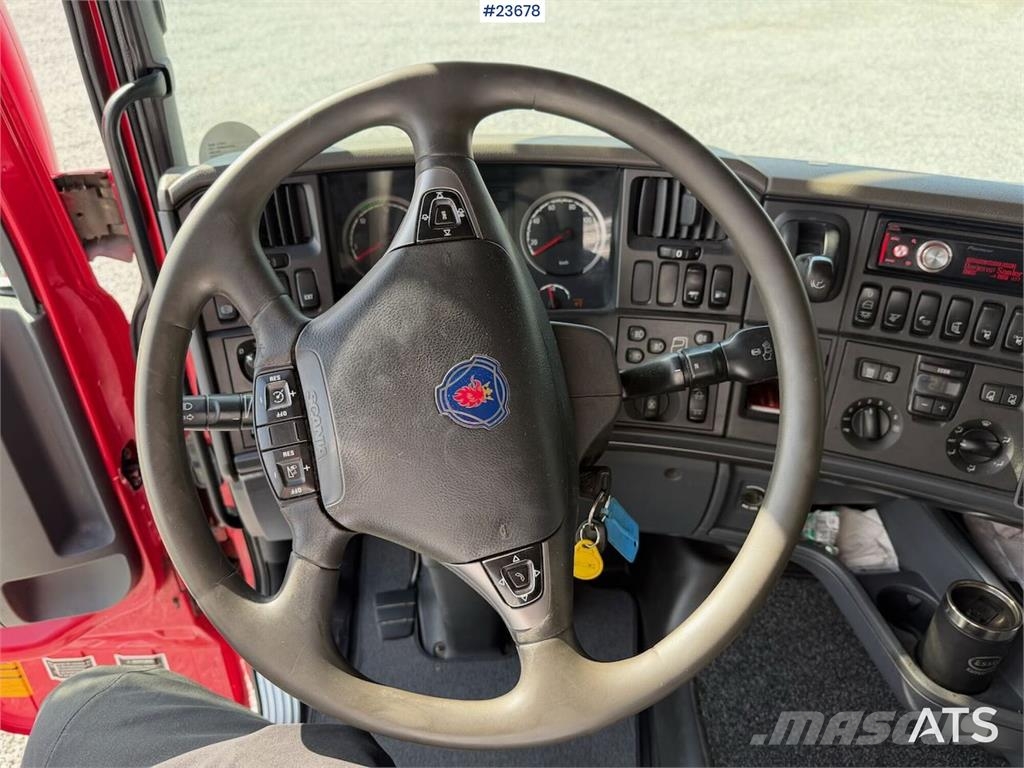 Scania R480 6x2 hook truck w/ crane hydraulics and replac Camiones elevadores de gancho