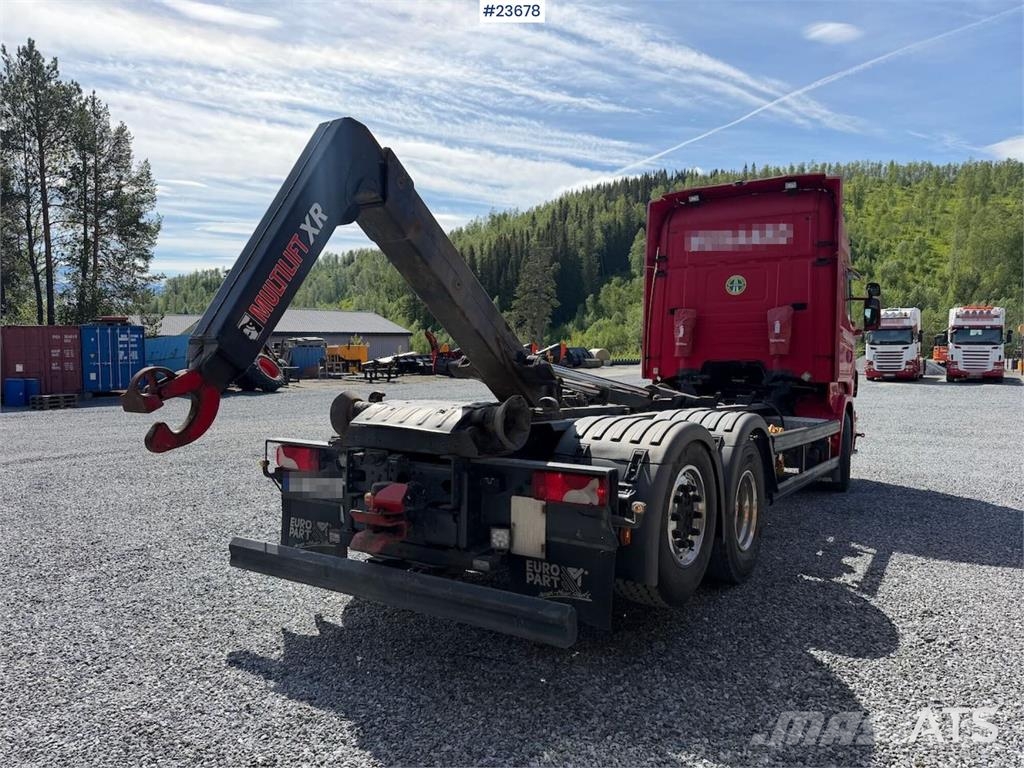 Scania R480 6x2 hook truck w/ crane hydraulics and replac Camiones elevadores de gancho