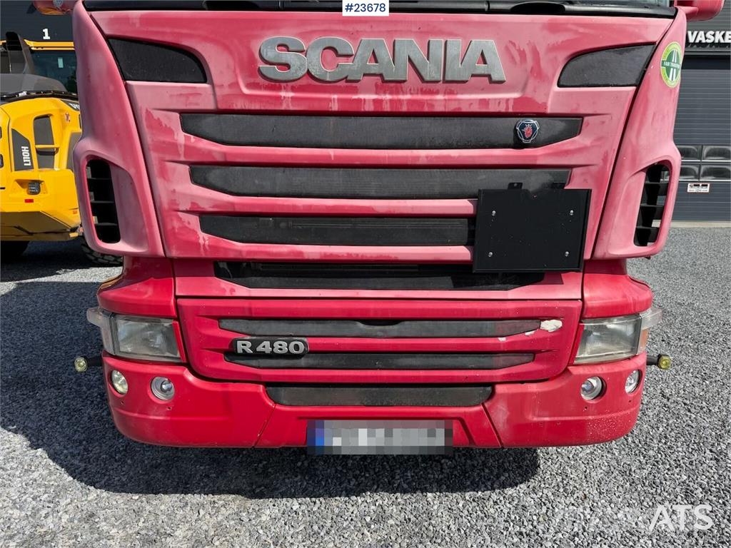 Scania R480 6x2 hook truck w/ crane hydraulics and replac Camiones elevadores de gancho