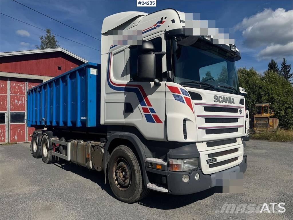 Scania R480 6x2 Hooklift Truck Krokbil