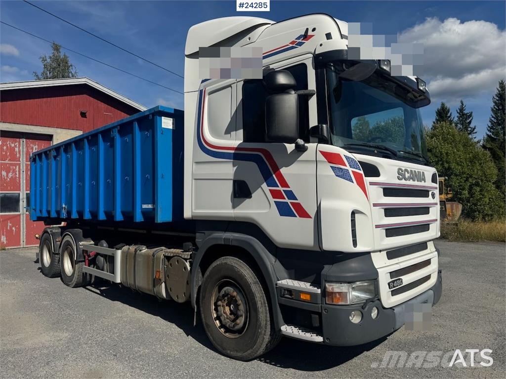 Scania R480 6x2 Hooklift Truck Krokbil