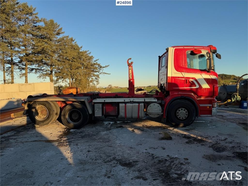 Scania R480 6x2 Hooklift Truck – SEE VIDEO! Camion con gancio di sollevamento