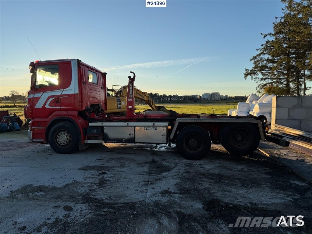 Scania R480 6x2 Hooklift Truck – SEE VIDEO! Camion con gancio di sollevamento