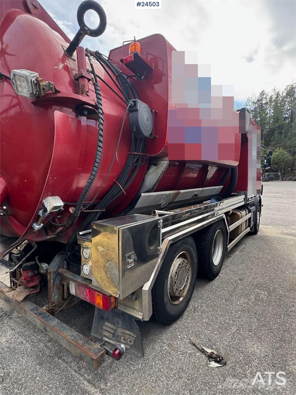 Scania R480 6x2 Vacuum Truck – Engine Failure Sewage disposal Trucks