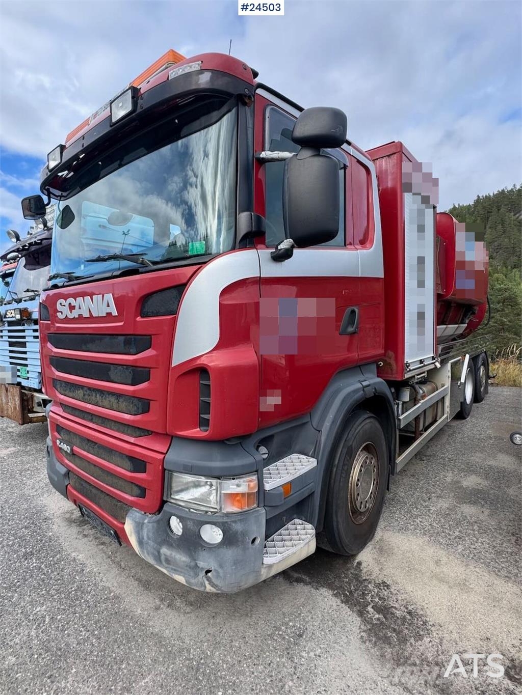 Scania R480 6x2 Vacuum Truck – Engine Failure Sewage disposal Trucks