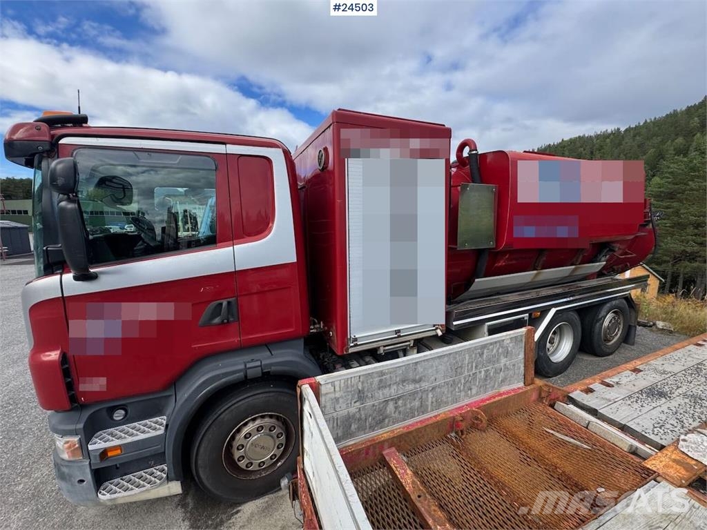 Scania R480 6x2 Vacuum Truck – Engine Failure Sewage disposal Trucks