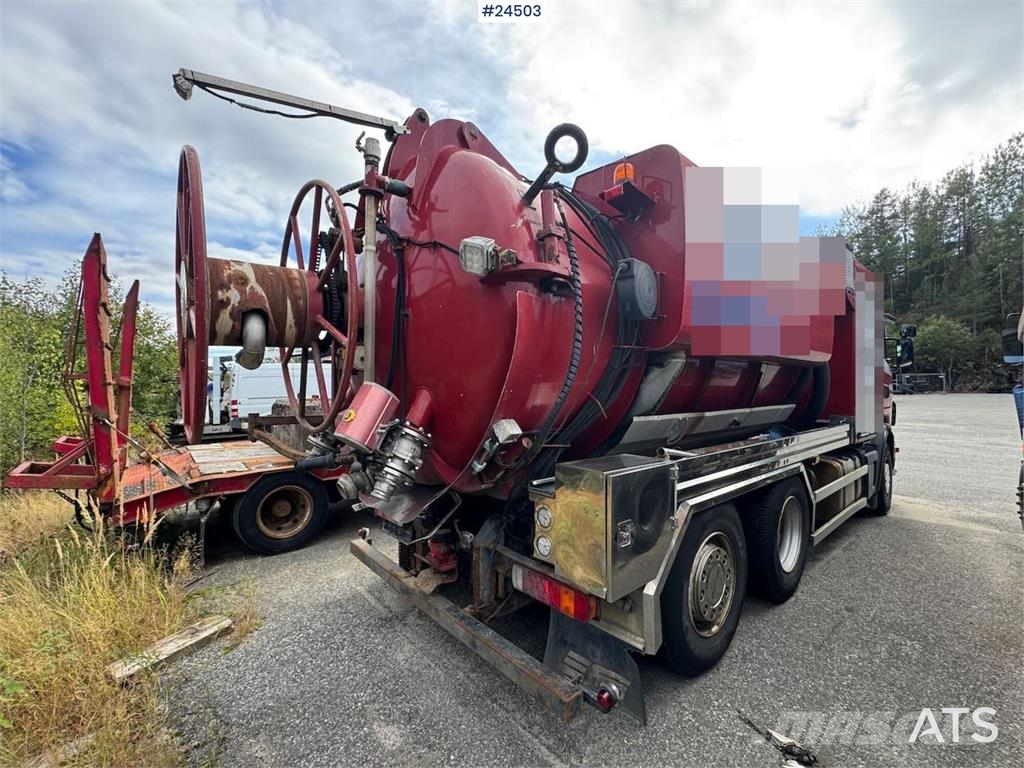 Scania R480 6x2 Vacuum Truck – Engine Failure Sewage disposal Trucks