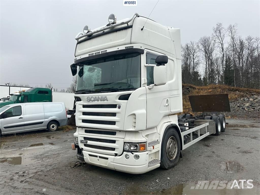 Scania R480 6x2 w/ Zepro lift. Rep. object. Camiones con chasís y cabina