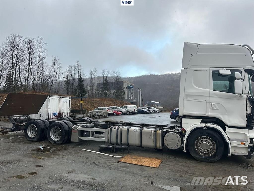 Scania R480 6x2 w/ Zepro lift. Rep. object. Camiones con chasís y cabina