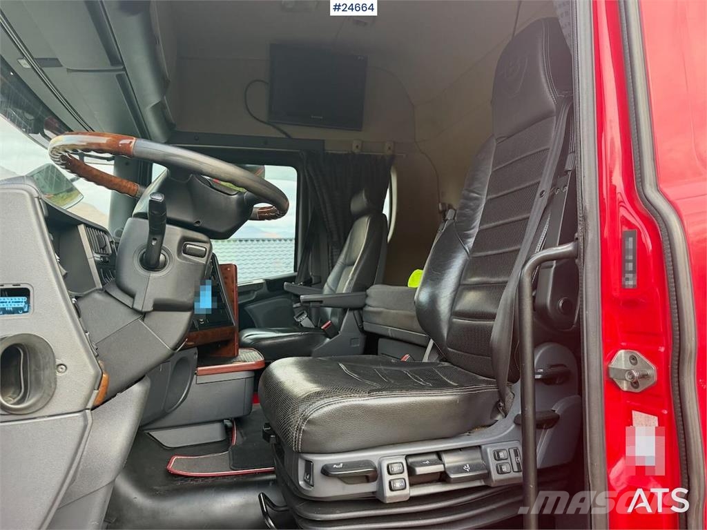Scania R480 6x4 tipper equipped for snowplowing. WATCH VI شاحنات قلابة