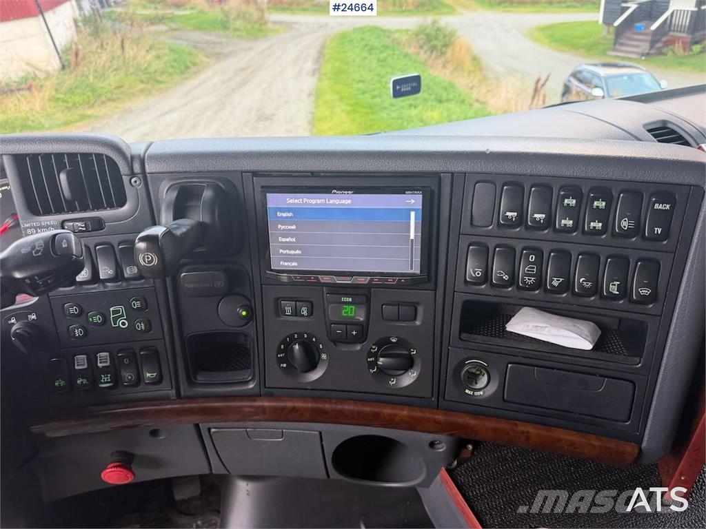 Scania R480 6x4 tipper equipped for snowplowing. WATCH VI شاحنات قلابة
