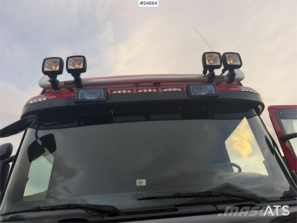 Scania R480 6x4 tipper equipped for snowplowing. WATCH VI شاحنات قلابة