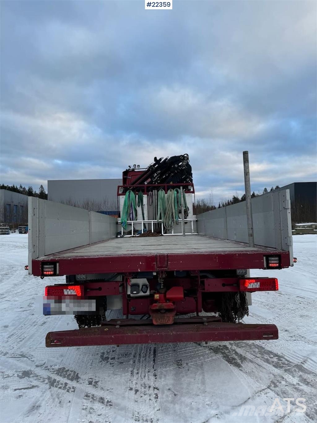 Scania R500 6x2 crane truck w/ 47 t/m Hiab crane with jib Camiones grúa