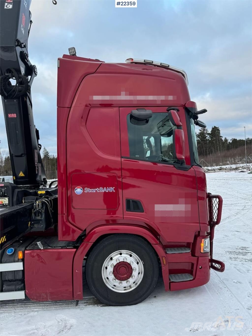 Scania R500 6x2 crane truck w/ 47 t/m Hiab crane with jib Camiones grúa