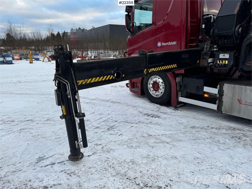 Scania R500 6x2 crane truck w/ 47 t/m Hiab crane with jib Camiones grúa