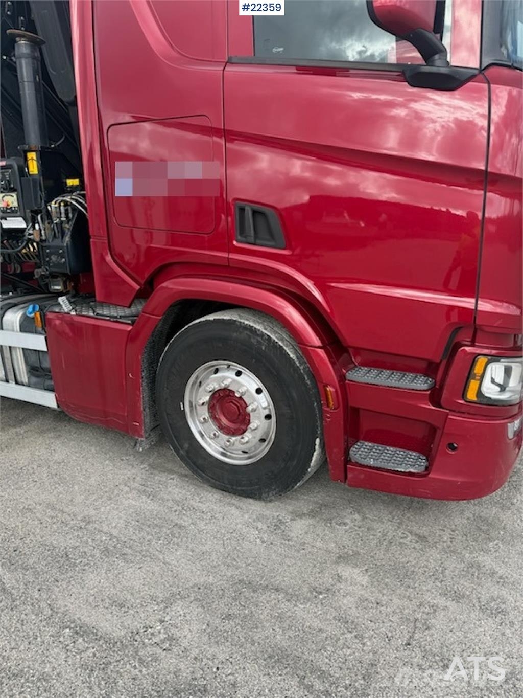 Scania R500 6x2 crane truck w/ 47 t/m Hiab crane with jib Caminhões guindaste