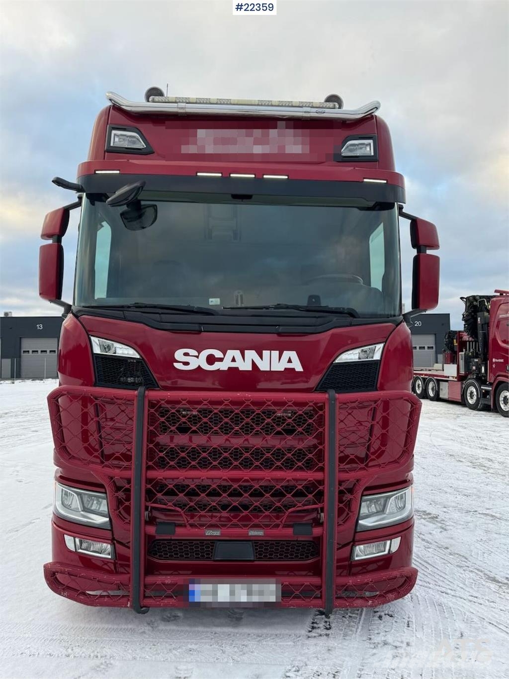 Scania R500 6x2 crane truck w/ 47 t/m Hiab crane with jib Camiones grúa