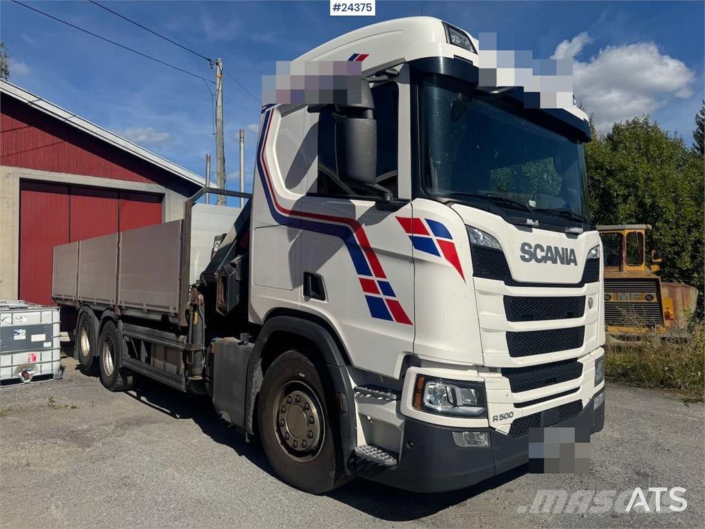 Scania R500 6x2 Kranbil - 19 t/m Hiab m/ rotator. Kamioni sa kranom